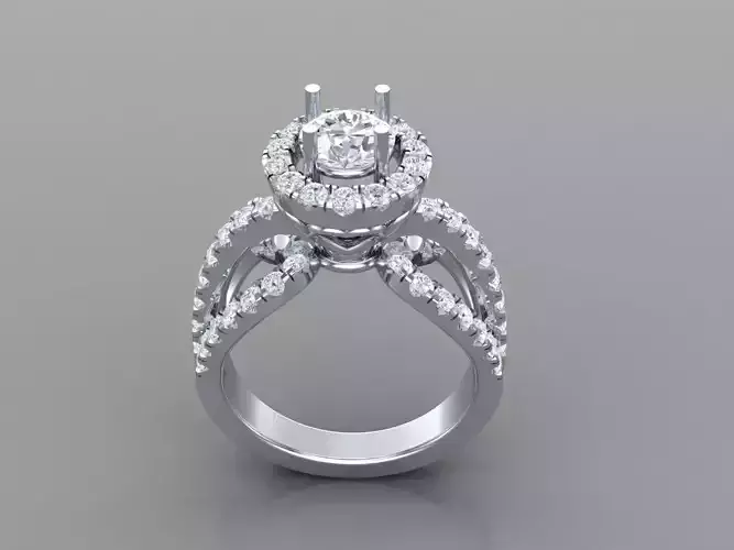 Women Ring 3DM STL 1WR254