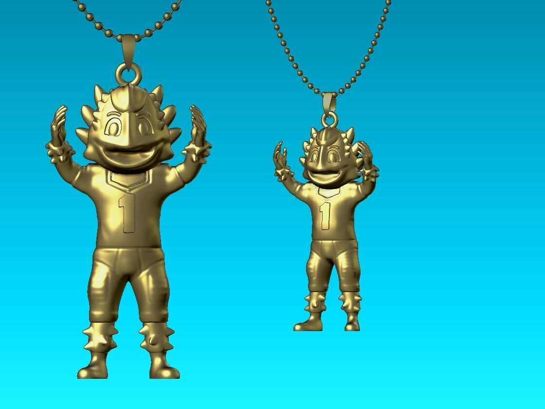 Necklaces OHIO STATE UNIVERSITY - Hanging Figurine  3D print model_1