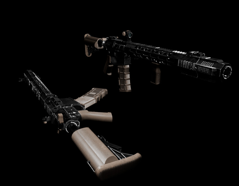 AR-15 3D model_4