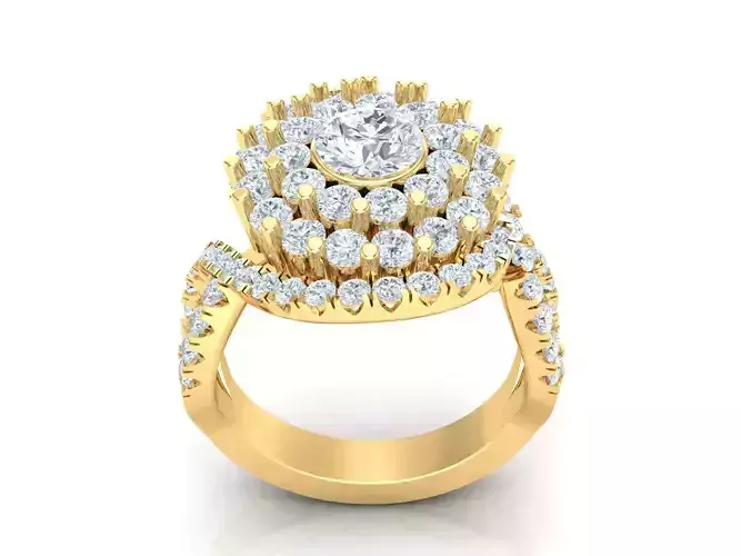 Women Ring 3DM STL 1WR245