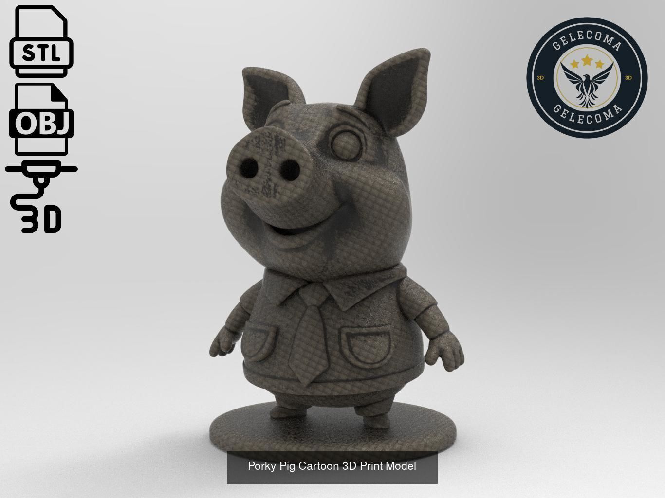 Cartoon Figure 3d Print Mega Pack 3D Model Collection_23