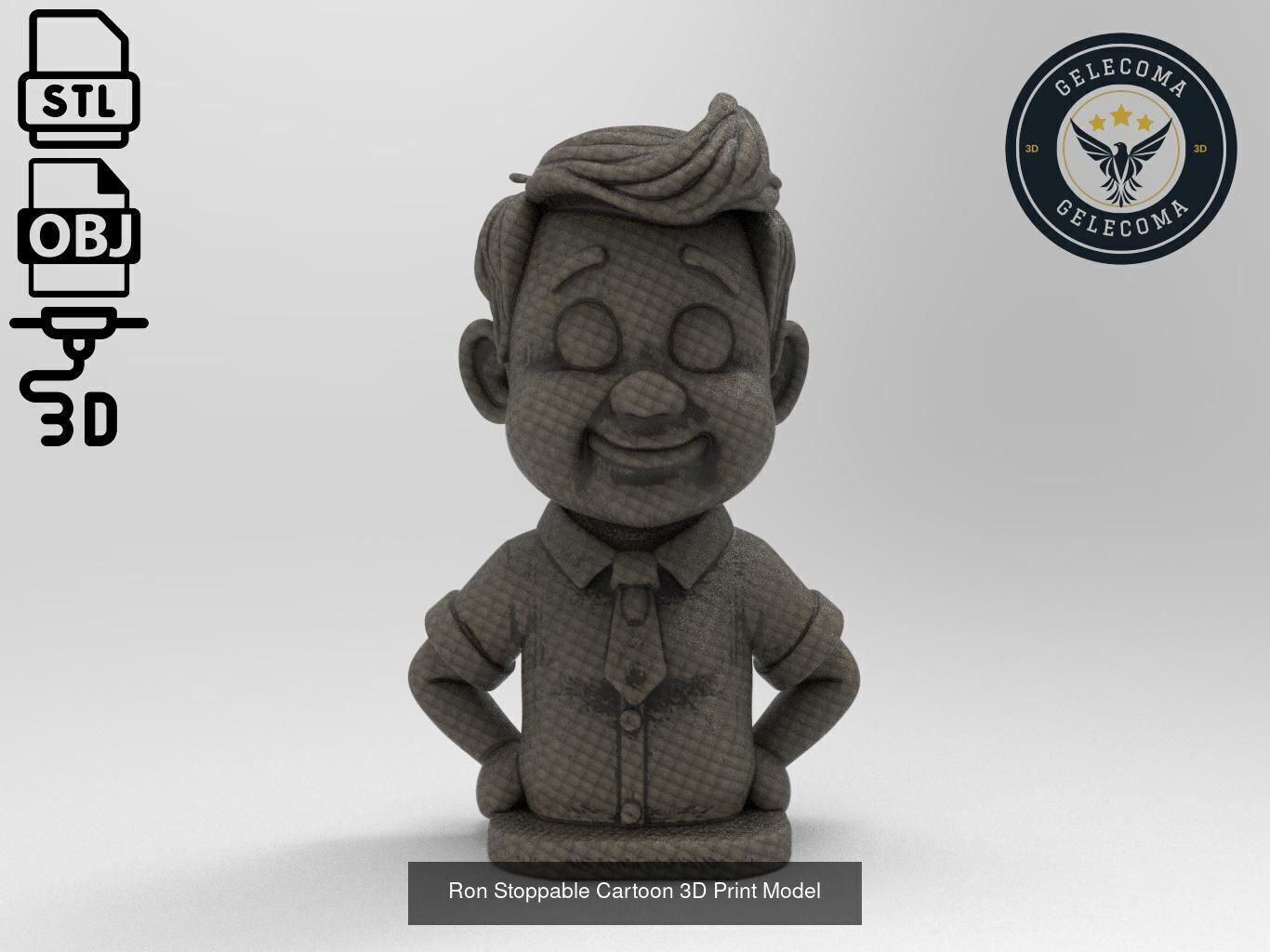 Cartoon Figure 3d Print Mega Pack 3D Model Collection_17