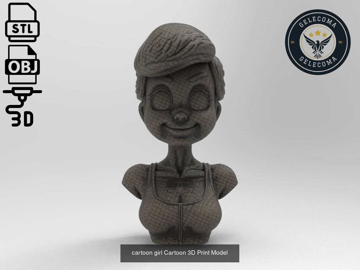 Cartoon Figure 3d Print Mega Pack 3D Model Collection_54