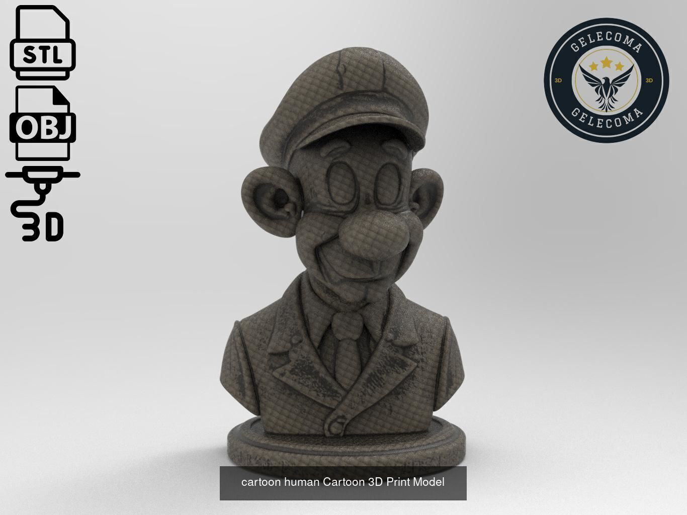 Cartoon Figure 3d Print Mega Pack 3D Model Collection_53