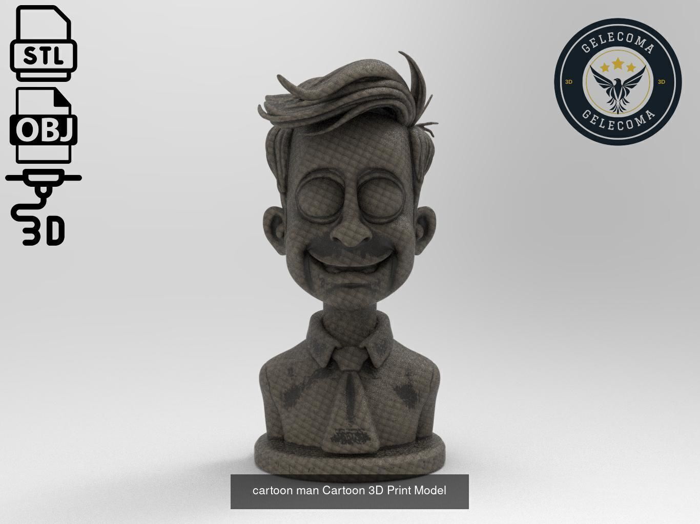 Cartoon Figure 3d Print Mega Pack 3D Model Collection_52