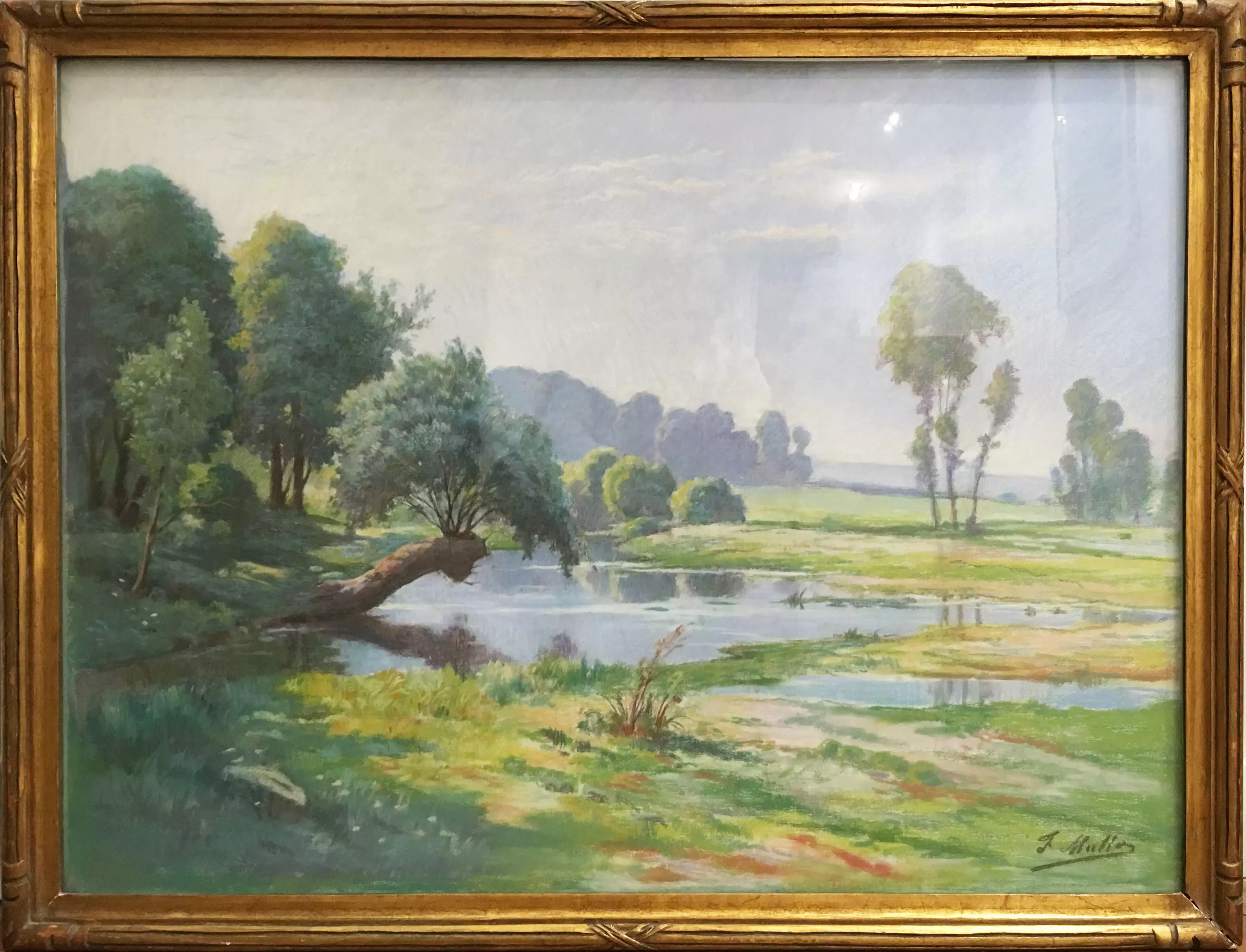 Tableau pastel Free 3D model