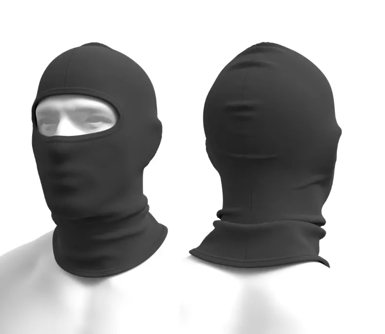 balaclava ski mask 3d model fashion 3D model_0