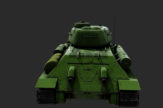 T-34-85 3D model_3