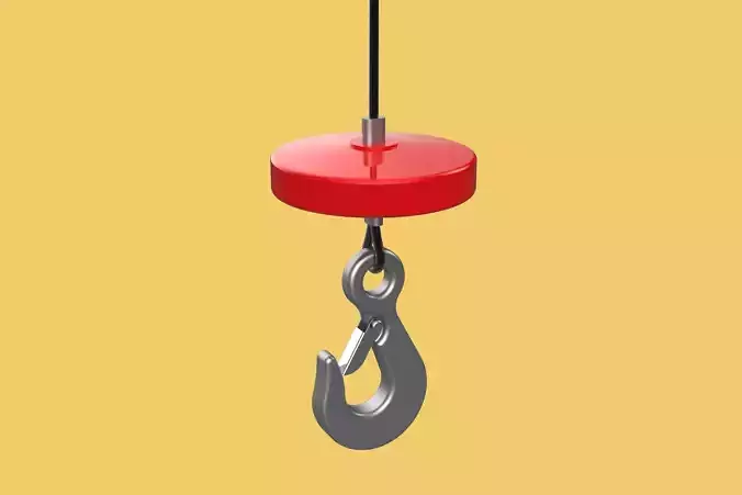 LIFTING CRANE EYE HOOK ELECTRIC HOIST WIRE ROPE SLING CABLE TON