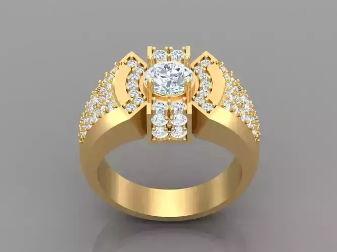 Women Ring 3DM STL 1WR237