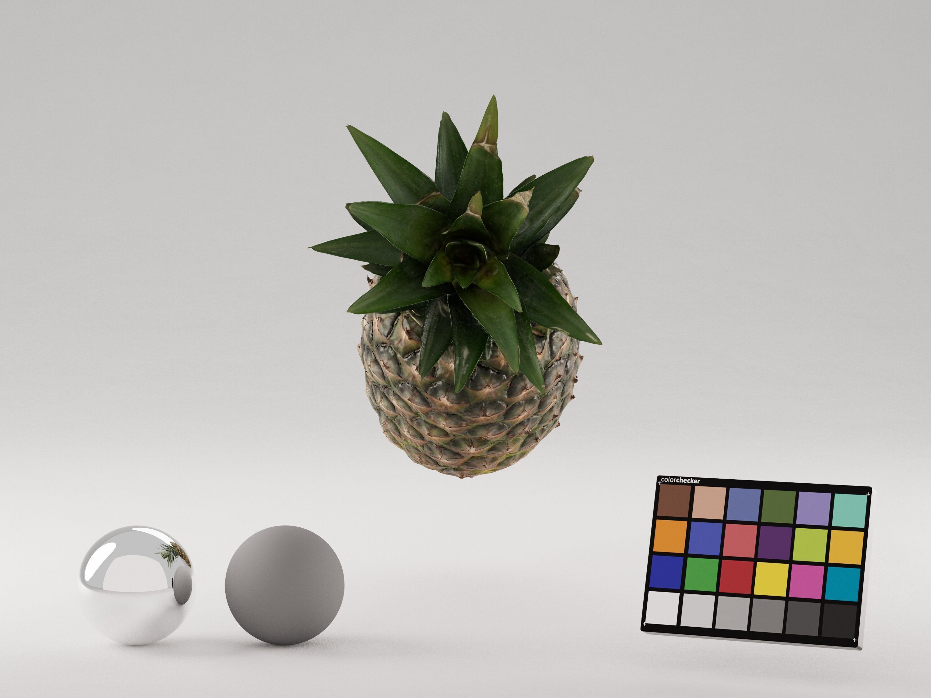 Pineapple Fruit 3D model_4