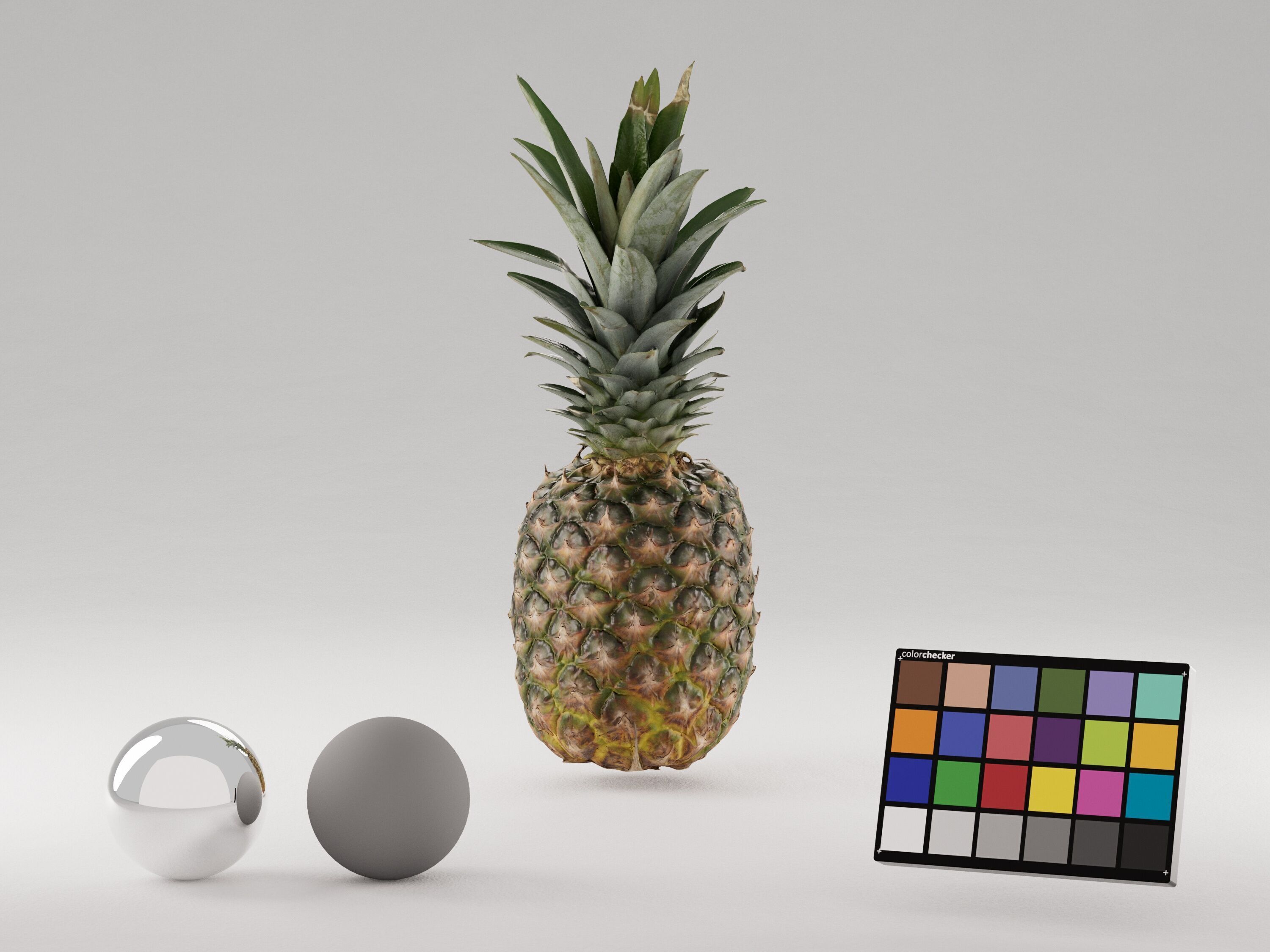 Pineapple Fruit 3D model_2