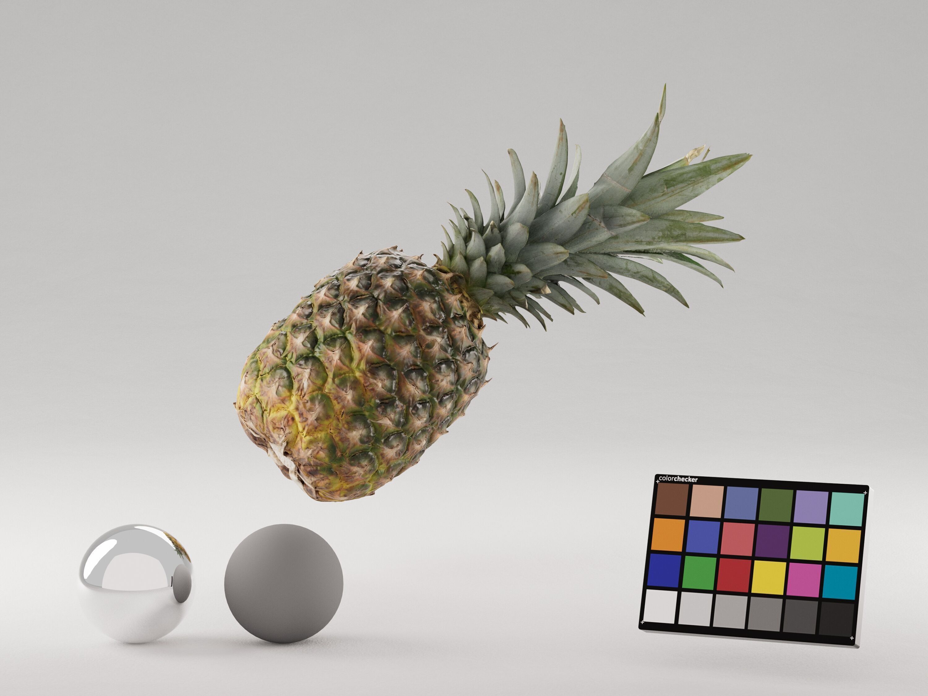 Pineapple Fruit 3D model_3