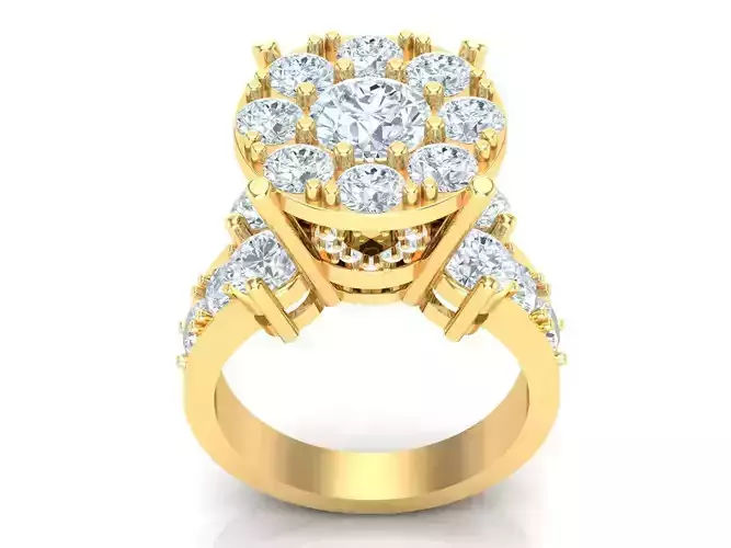 Women Ring 3DM STL 1WR233