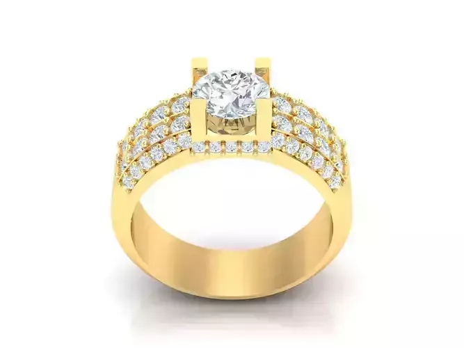 Women Ring 3DM STL 1WR230