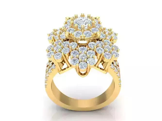 Women Ring 3DM STL 1WR226