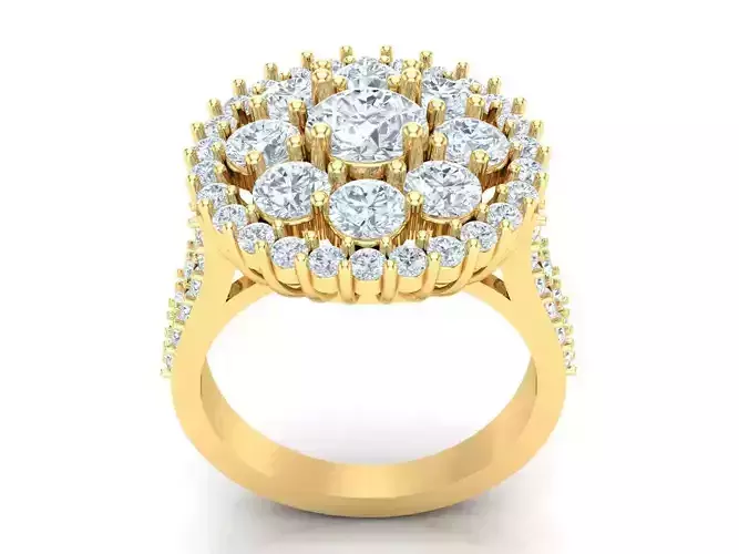 Women Ring 3DM STL 1WR214