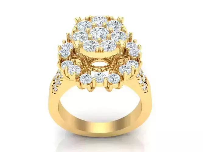 Women Ring 3DM STL 1WR211