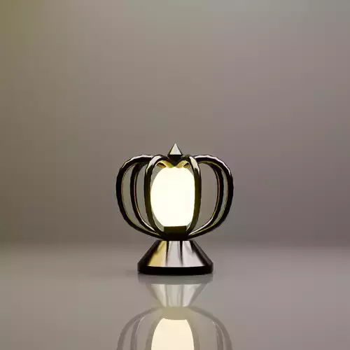 Night Lamp - Modern 3D Model for Interior Design Low-poly 3D model