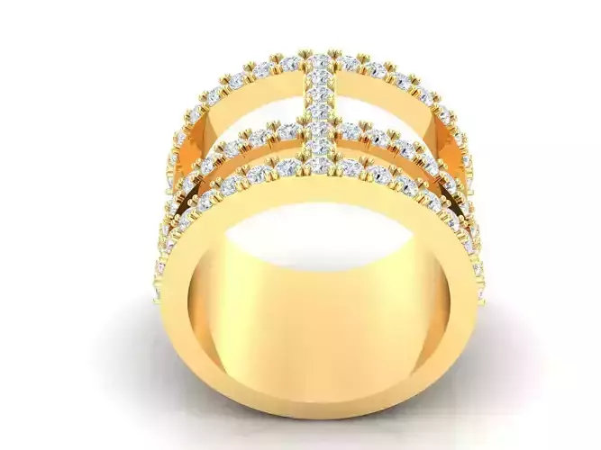 Women Ring 3DM STL 1WR203