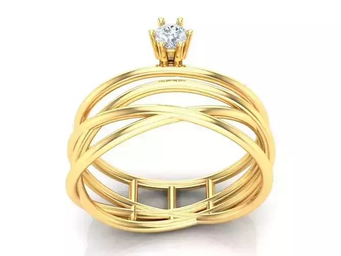 Women Ring 3DM STL 1WR201