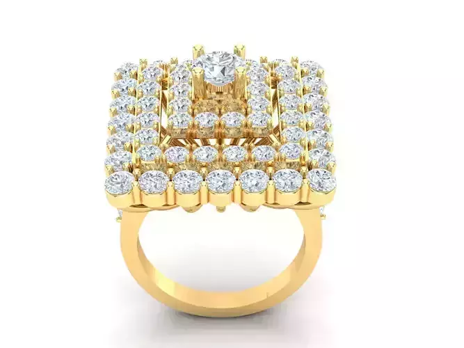 Women Ring 3DM STL 1WR199