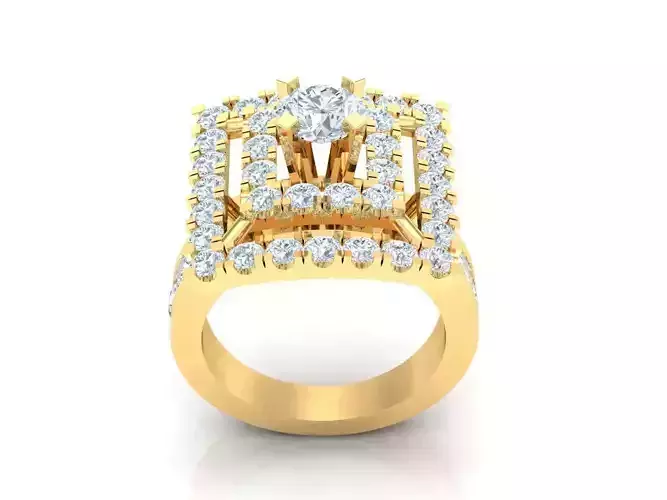 Women Ring 3DM STL 1WR198