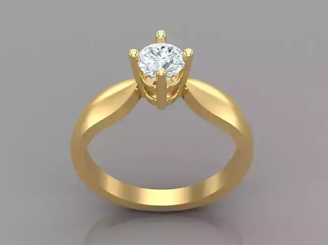 Women Ring 3DM STL 1WR196