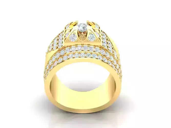 Women Ring 3DM STL 1WR191