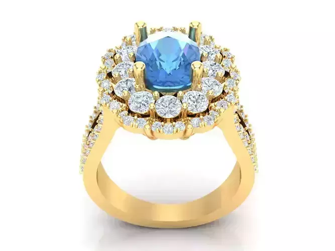 Women Ring 3DM STL 1WR188