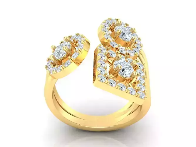 Women Ring 3DM STL 1WR187