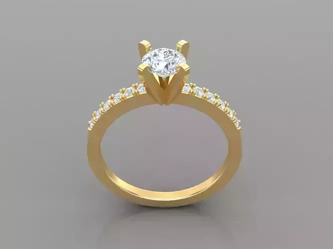 Women Ring 3DM STL 1WR177