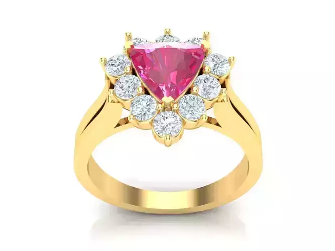 Women Ring 3DM STL 1WR174