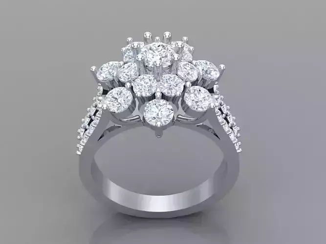 Women Ring 3DM STL 1WR170