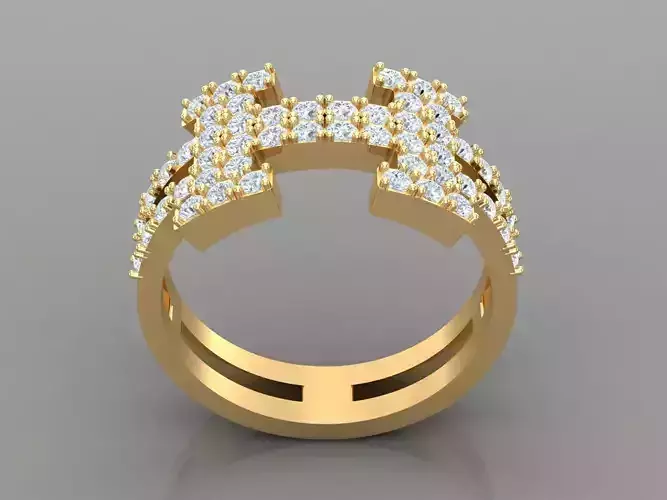 Women Ring 3DM STL 1WR168