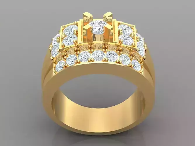 Women Ring 3DM STL 1WR167