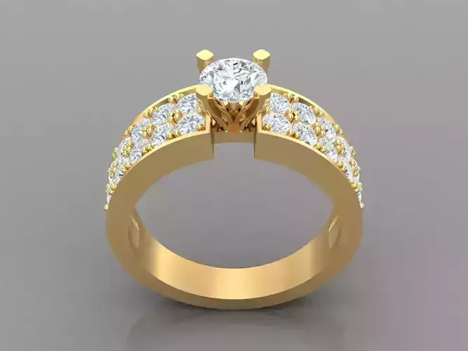 Women Ring 3DM STL 1WR165