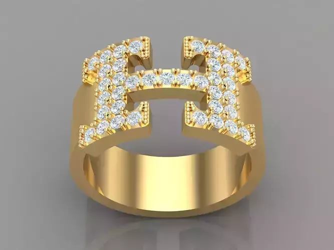 Women Ring 3DM STL 1WR164