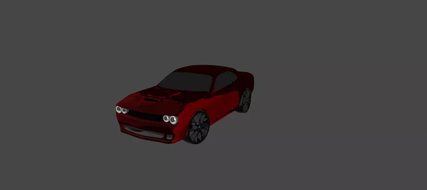 dodge challenger 3D model
