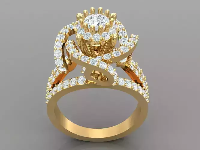 Women Ring 3DM STL 1WR157