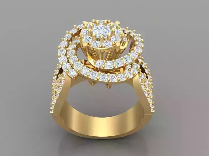 Women Ring 3DM STL 1WR155