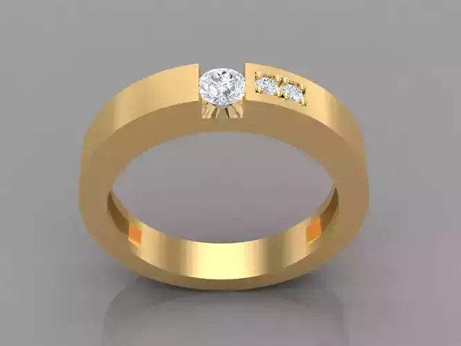 Women Ring 3DM STL 1WR154