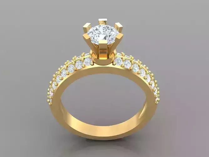 Women Ring 3DM STL 1WR141