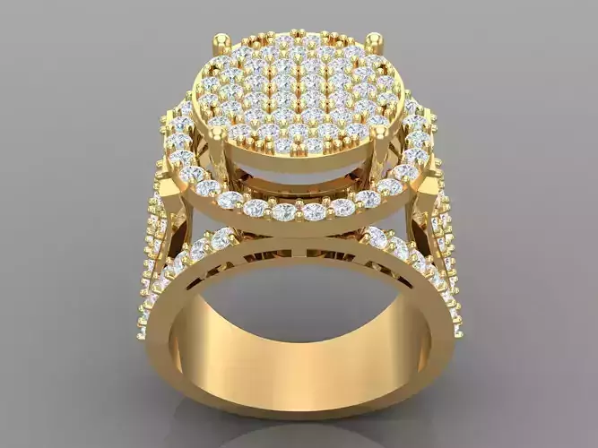 Women Ring 3DM STL 1WR139