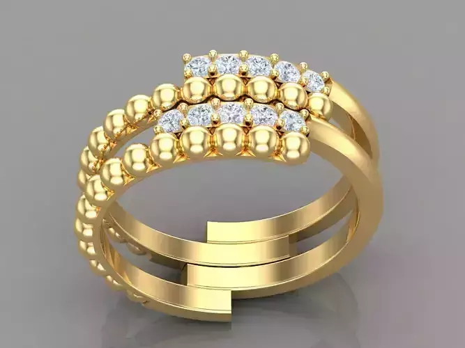 Women Ring 3DM STL 1WR138