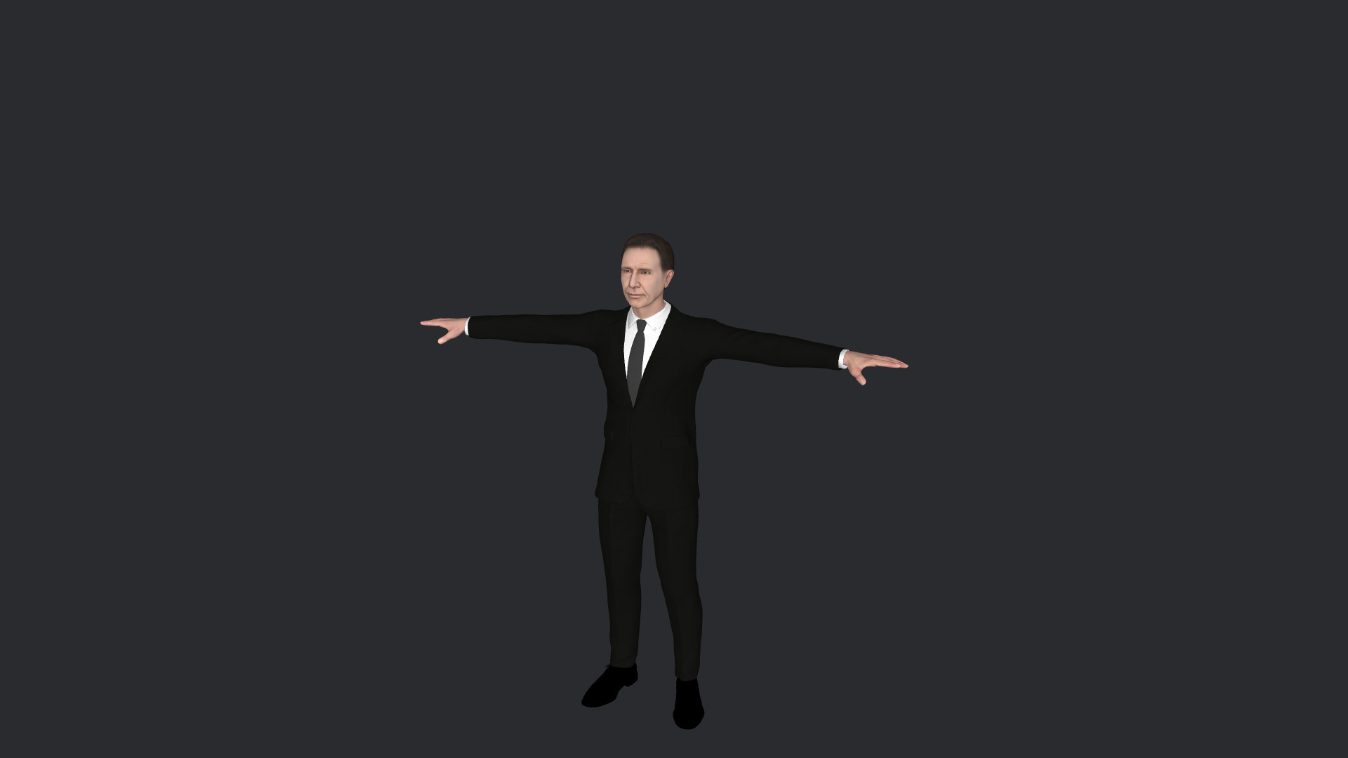Harrison Ford-V2 Hyper Realistic Full Body Rigged 3D Character 3D model_3