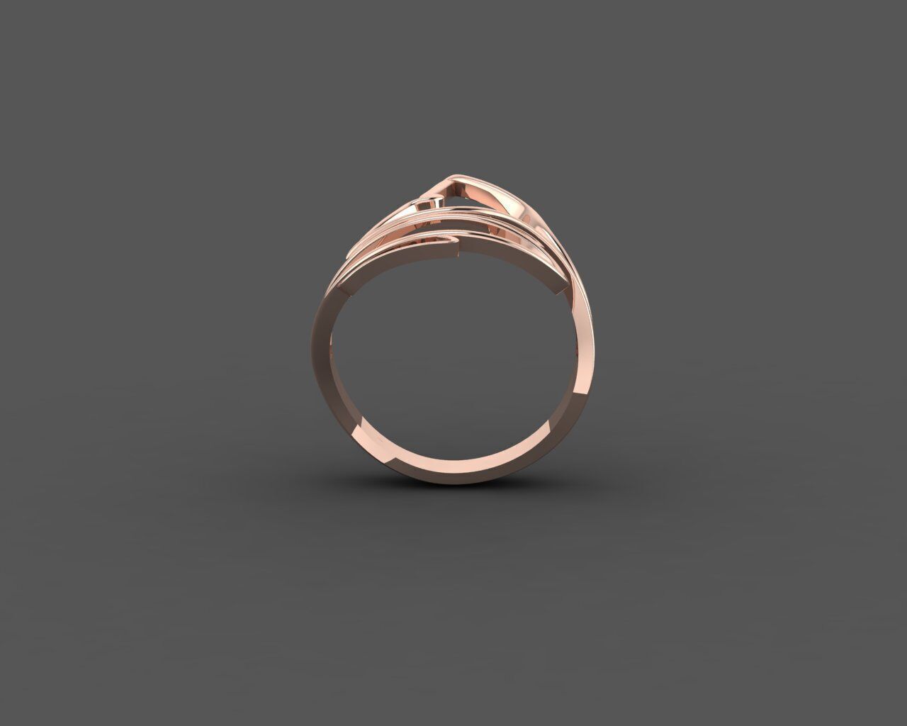 Women Ring 3D print model_19