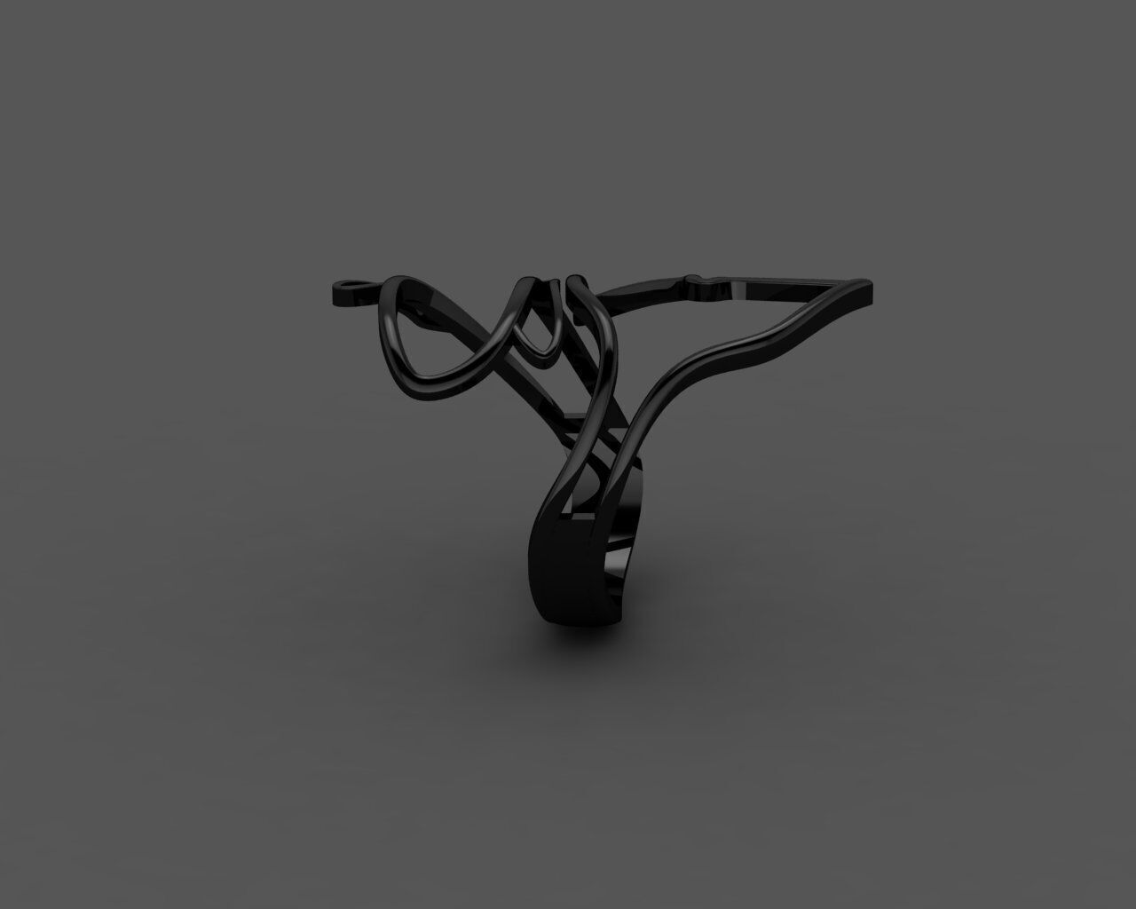 Women Ring 3D print model_24