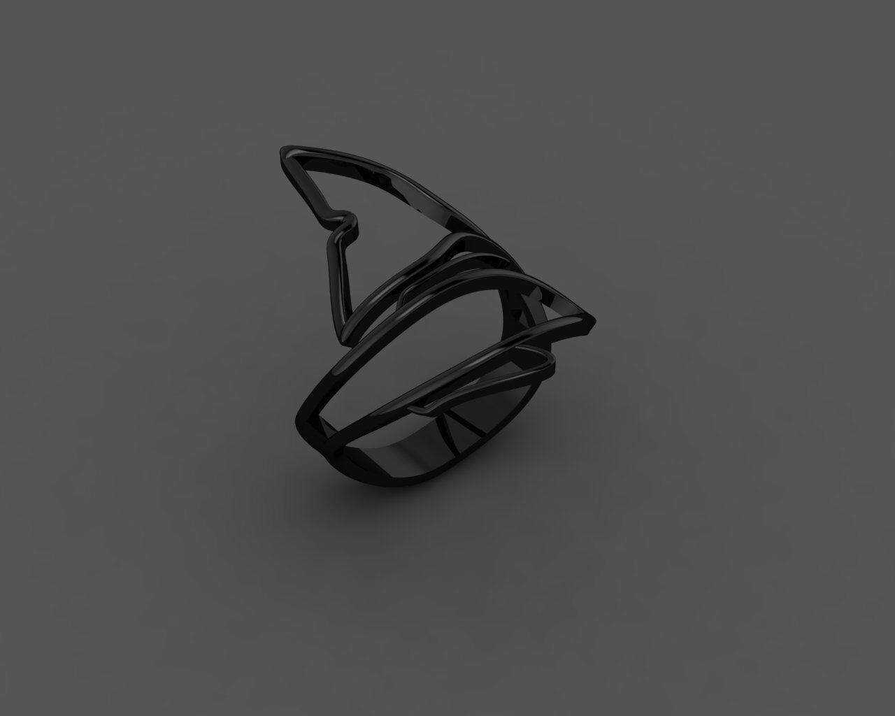 Women Ring 3D print model_22