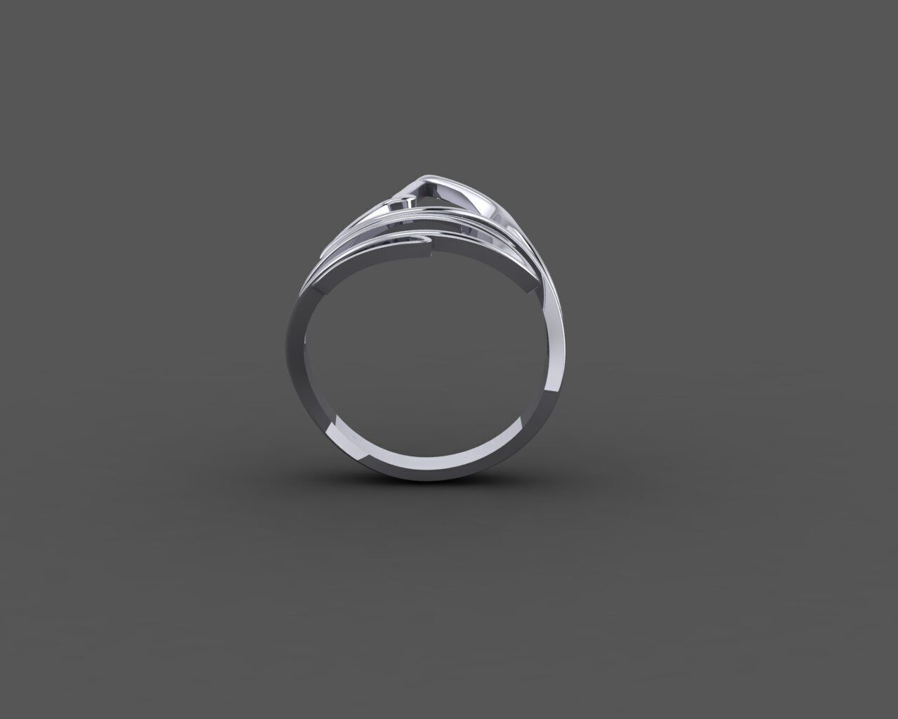Women Ring 3D print model_12